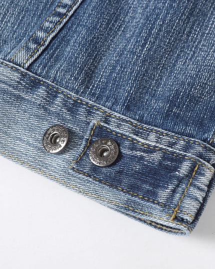 TALKLESSFASHION EON 26 spring New spot American street trendy high street individuality wash denim loose jacket jacket for women