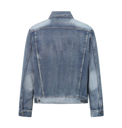 TALKLESSFASHION EON 26 spring New spot American street trendy high street individuality wash denim loose jacket jacket for women
