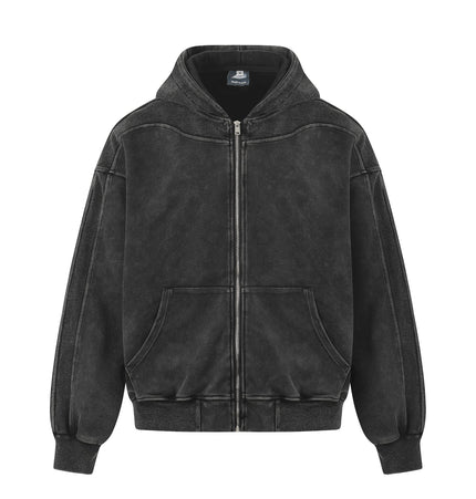 TALKLESSFASHION EON 26 spring new spot American street trendy high street personality washed hooded sweatshirt jacket men