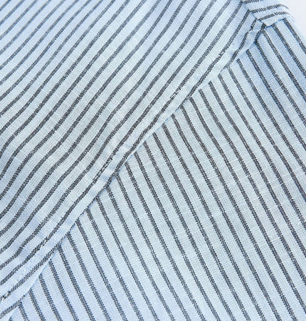 TALKLESSFASHION EON 26 spring new spot American street trendy pinstripe double pocket basic long sleeve shirt men