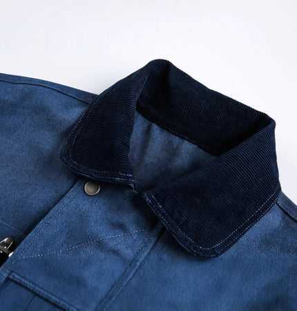 TALKLESSFASHION EON 26 spring new spot American vintage machine buckle heavy cotton canvas jacket jacket for men