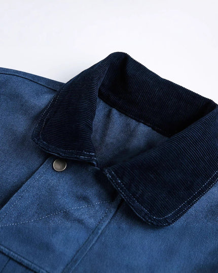 TALKLESSFASHION EON 26 spring new spot American vintage machine buckle heavy cotton canvas jacket jacket for men