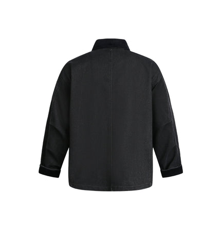 TALKLESSFASHION EON 26 spring new spot American vintage machine buckle heavy cotton canvas jacket jacket for men