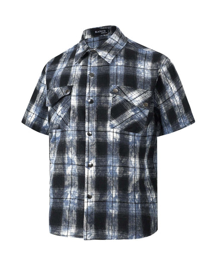 TALKLESSFASHION EON 26 summer new spot American street trendy high street personality pattern short-sleeved shirt man