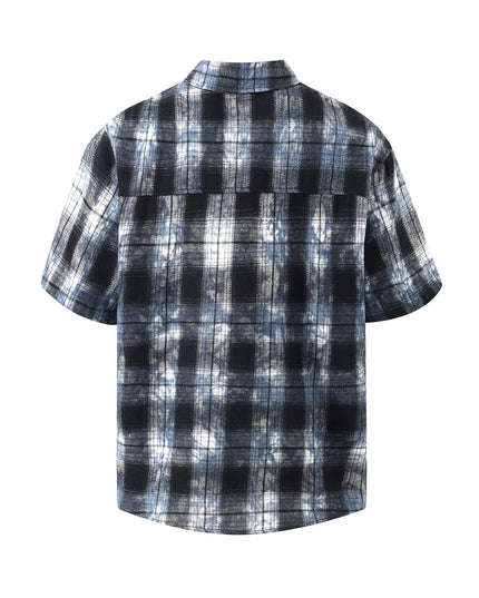 TALKLESSFASHION EON 26 summer new spot American street trendy high street personality pattern short-sleeved shirt man