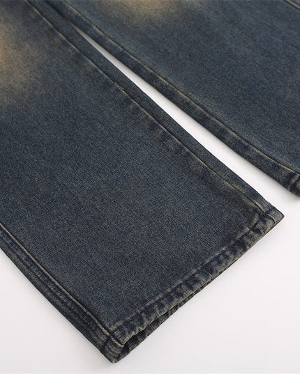 TALKLESSFASHION Fashion Personality Straight Jeans Men