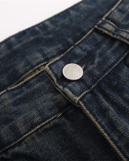 TALKLESSFASHION Fashion Personality Straight Jeans Men