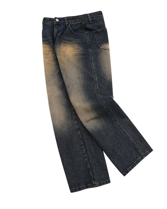 TALKLESSFASHION Fashion Personality Straight Jeans Men