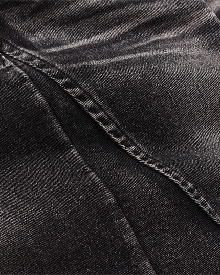 TALKLESSFASHION Fashion Wash Distressed Straight Jeans For Men