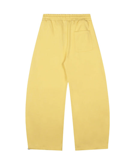 TALKLESSFASHION Fleece Retro Scimitar Wide-Leg Pants