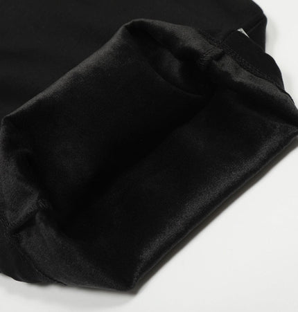 TALKLESSFASHION Fleece Scimitar Wide-Leg Sweatpants