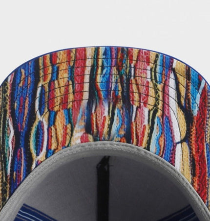TALKLESSFASHION gray Cross-border supply gray BROOKLYN sports basketball hat shade vintage hip hop street flat brim hat