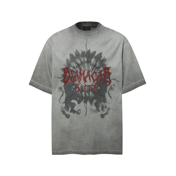 Gray Washed T-Shirts—4398