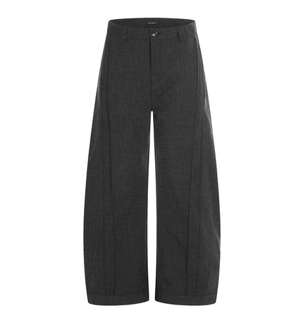 TALKLESSFASHION GXFortune American Three-Dimensional Silhouette Trousers Men's Straight Loose Premium Drape Casual Commuter Suit Pants