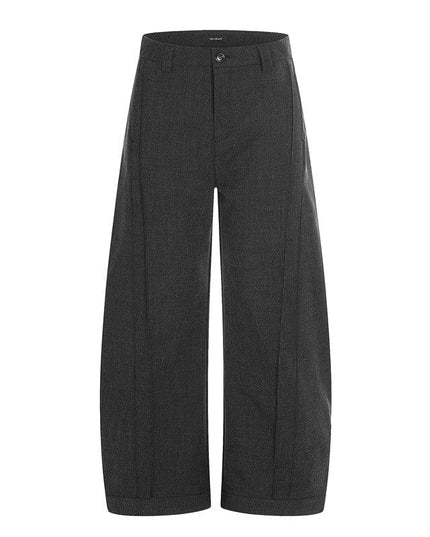 TALKLESSFASHION GXFortune American Three-Dimensional Silhouette Trousers Men's Straight Loose Premium Drape Casual Commuter Suit Pants