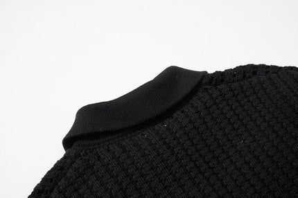 TALKLESSFASHION GXFortune American Vintage Button-Down Cardigan Sweater Cleanfit Versatile Lazy Short Knit