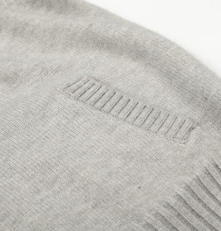TALKLESSFASHION GXFortune American Vintage Cleanfit Knit Men's and Women's Loose Casual Zip Cardigan Hooded Sweater