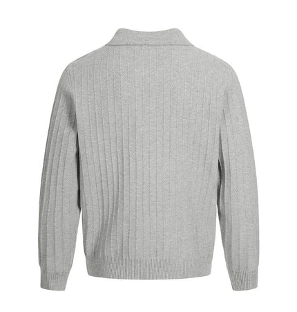 TALKLESSFASHION GXFortune American vintage high-end knitted polo shirt men's and women's trendy brand loose casual couple tops