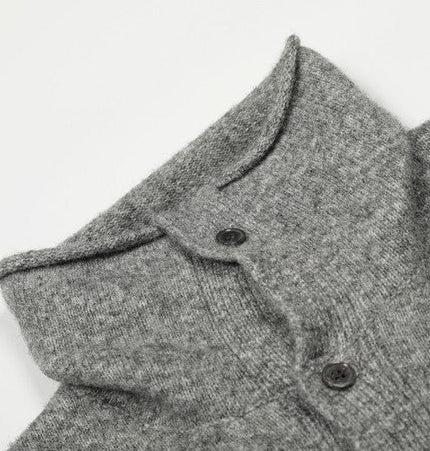 TALKLESSFASHION GXFortune Fall/Winter American Lazy Luxury Wool Blend Cardigan Sweater Loose Knitwear Couple