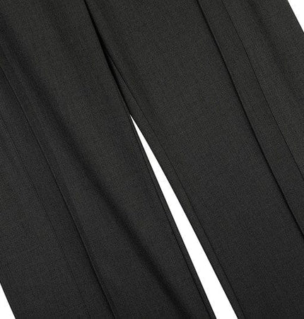 TALKLESSFASHION GXFortune Retro Deconstructed Design Old Money Style Trousers for Men and Women Loose Casual High-End Straight Pants