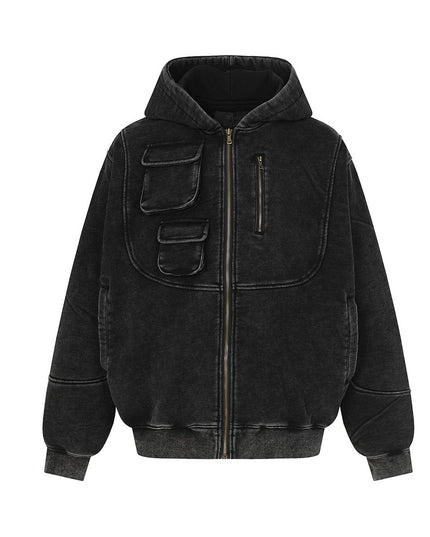TALKLESSFASHION Heavy Functional Pocket Hoodie