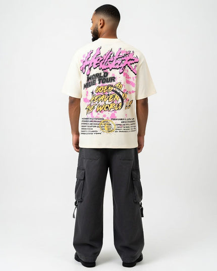 TALKLESSFASHION HELLSTAR All-Over Vintage T-Shirt