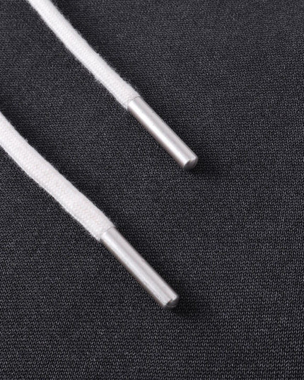 TALKLESSFASHION High Street Contrast Stitching Two Piece Hooded Pullover