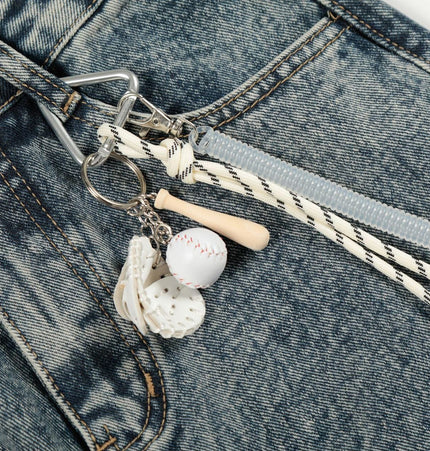 TALKLESSFASHION High Street Three-Bar Scimitar Jeans