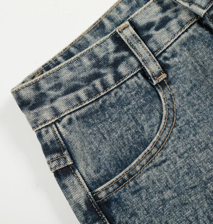 TALKLESSFASHION High Street Three-Bar Scimitar Jeans