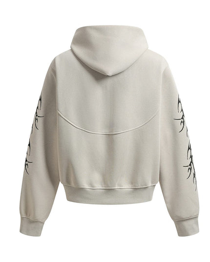 TALKLESSFASHION Hip-Hop Oversized Zipper Hoodie