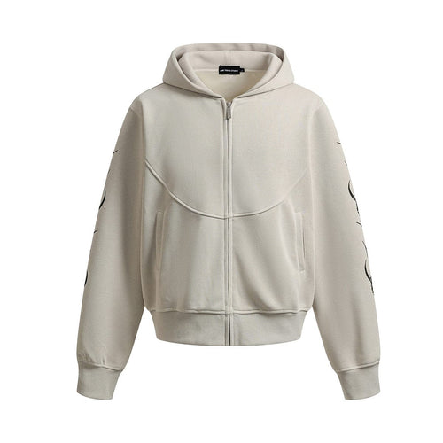 THETLSTUDIO Hip-Hop Oversized Zipper Hoodie