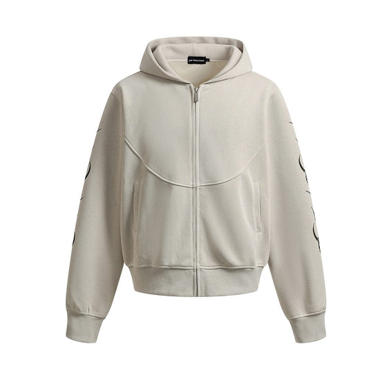 Hip-Hop Oversized Zipper Hoodie