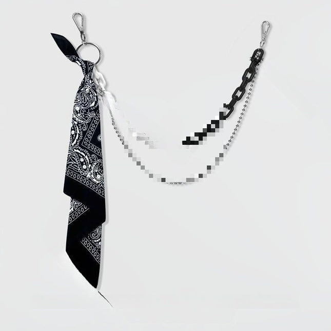 TALKLESSFASHION hip hop pants chain accessoriesins