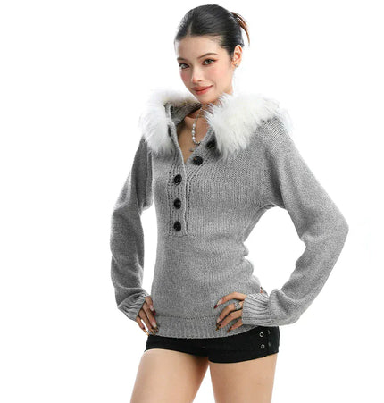 TALKLESSFASHION Hot Girl Waist-Cinch Knit Top