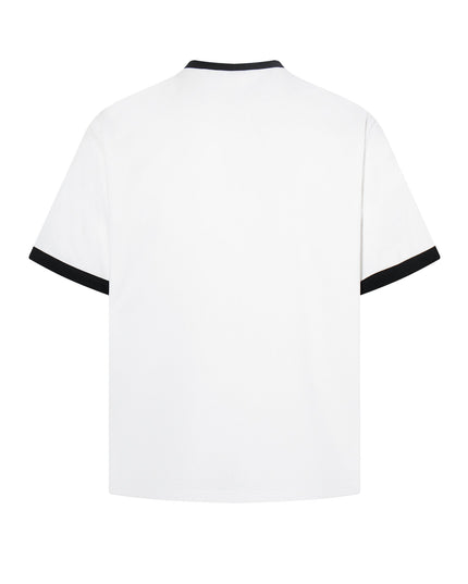 TALKLESSFASHION Jiayiku 2026 new summer T-shirts, Korean niche personality couple T-shirts, short-sleeved waffle base shirts, men and women