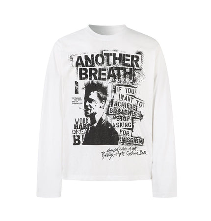 TALKLESSFASHION Jiayiku Autumn 2025 New American Retro Hip-Hop Trendy Brand Tee Street Culture Shirt Punk T-Shirt Long Sleeve Men