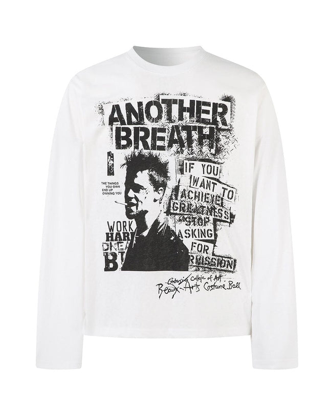 TALKLESSFASHION Jiayiku Autumn 2025 New American Retro Hip-Hop Trendy Brand Tee Street Culture Shirt Punk T-Shirt Long Sleeve Men