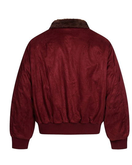 TALKLESSFASHION Jiayiku Men's 2025 New Winter Warm Padded Jacket American Flight Jacket Old Money Style Suede Padded Jacket