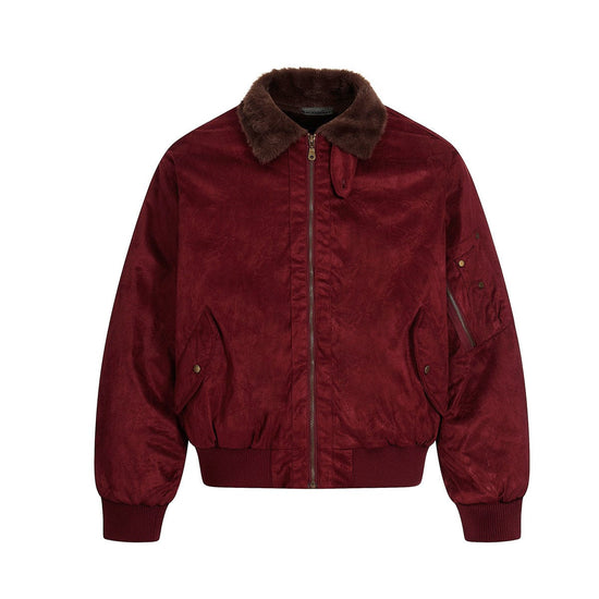 Suede Old-Money Flight Jacket