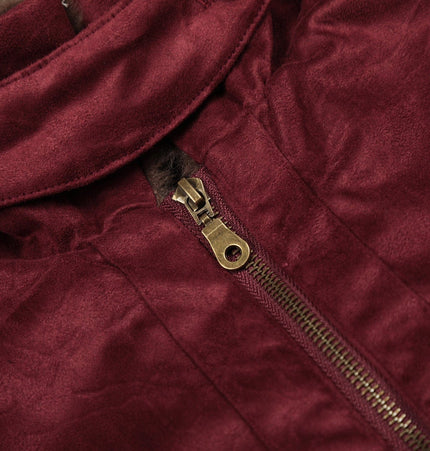 TALKLESSFASHION Jiayiku Men's 2025 New Winter Warm Padded Jacket American Flight Jacket Old Money Style Suede Padded Jacket