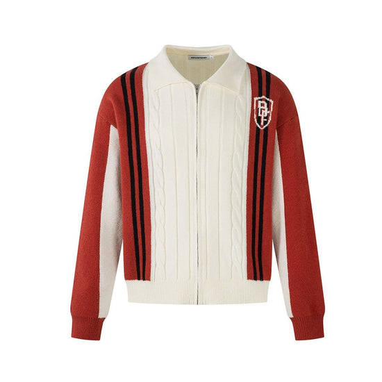 Linear Striped Autumn Knitwear