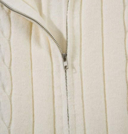 TALKLESSFASHION Jiayiku men's clothing 2025 autumn new Korean lazy campus style striped knitwear motorcycle sweater base layer