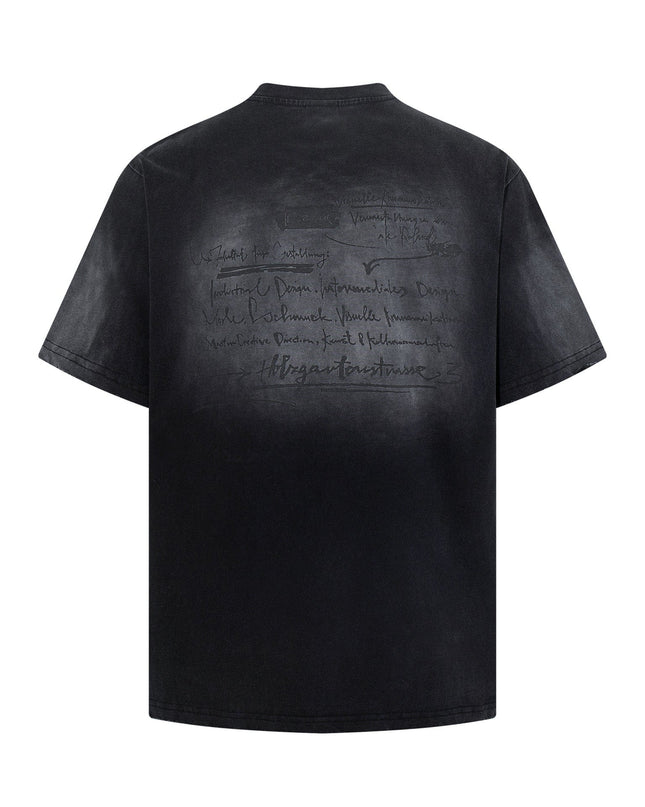 TALKLESSFASHION Jiayiku Men's Summer 2026 New American Street Hip Hop Trendy Brand Tee Cultural Shirt Dark Washed T-Shirt
