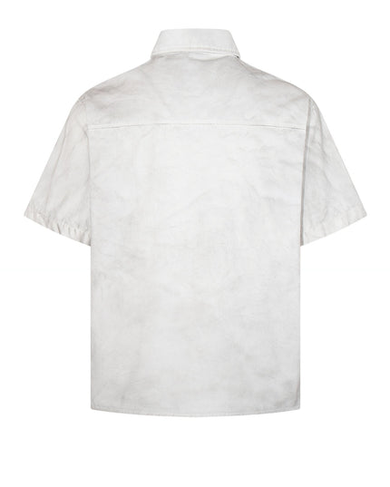 TALKLESSFASHION Jiayiku's 2026 new American wasteland style dirty dyeing distressed niche design short-sleeved shirt ins trendy ruffian