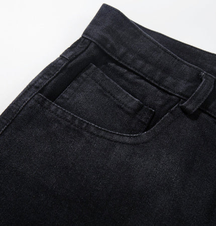 TALKLESSFASHION Jiayiku's 2026 new arrivals, American high street RO style, heavy washed wide-leg jeans, loose python pattern floor-length pants