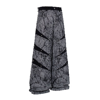 TALKLESSFASHION Jiayiku's 2026 new arrivals, American high street RO style, special-shaped deconstruction, personalized design jeans, loose wide-leg pants