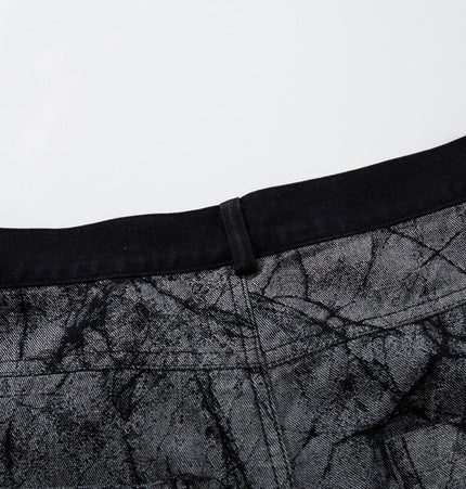 TALKLESSFASHION Jiayiku's 2026 new arrivals, American high street RO style, special-shaped deconstruction, personalized design jeans, loose wide-leg pants