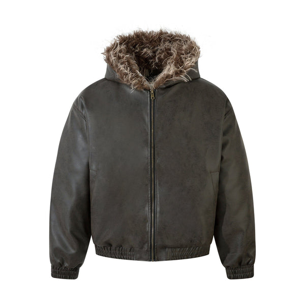 Mountain Carved Fur Pilot Jacket