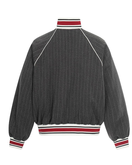 TALKLESSFASHION Jiayiku trendy brand 2026 spring and summer new campus style baseball jacket high-end American retro flight jacket for men