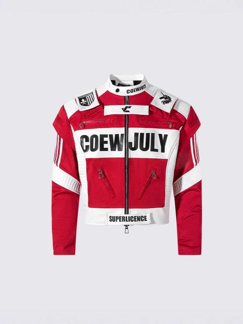 THETLSTUDIO K1E autumn new product versatile American retro high-end sense motorcycle uniform simple stand-up collar jacket jacket for men and women